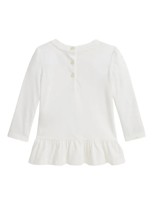 POLO RALPH LAUREN BEAR RUFLLED TEE